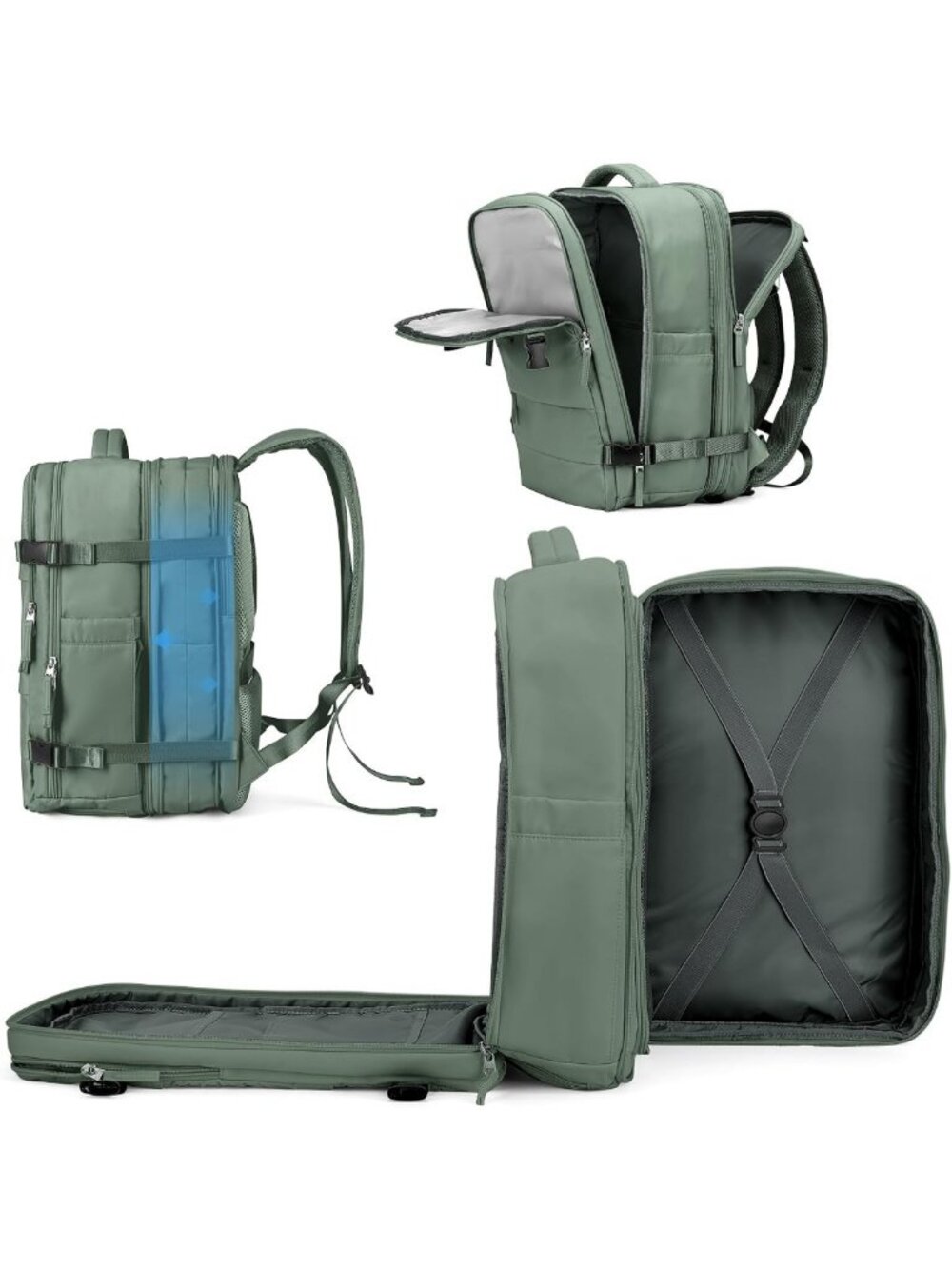 Waterproof Large Travel Backpack for Hiking, Outdoor Sports, Casual Daypack